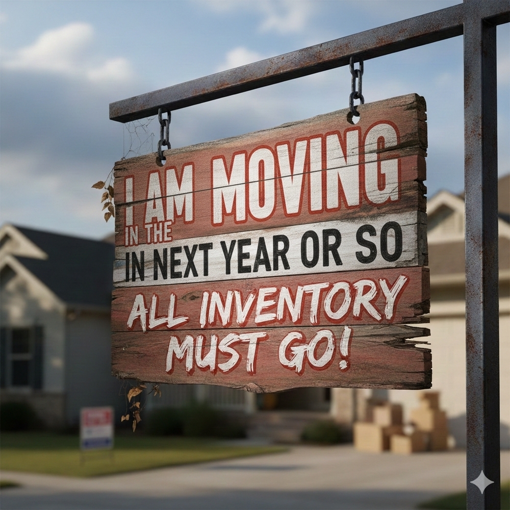I Am Moving In The Next Year Or So Everything You Must Go